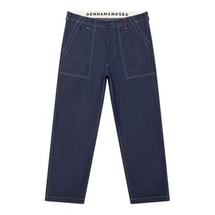 DENHAM×WIND AND SEA联名2026新款日本制牛仔裤男JUMBO FATIGUE