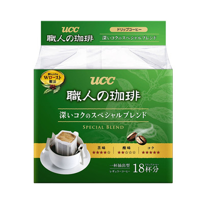 UCC职人滴漏滤泡式挂耳咖啡