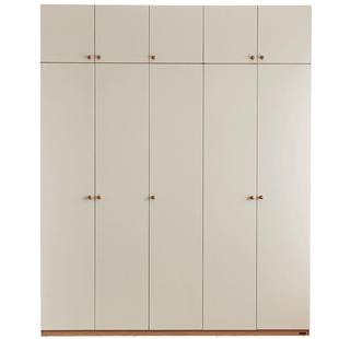 全友家居简约小户型省空间成品衣柜家具奶油风家用卧室储物衣橱