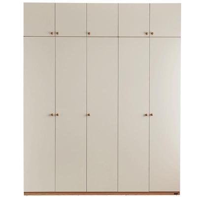 全友家居2025新款爆款现代简约带顶衣柜家用卧室成品柜子129933