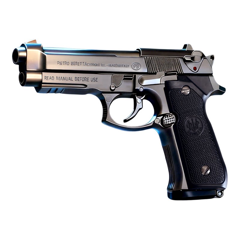 12.05贝雷塔M92A1抛壳玩具枪