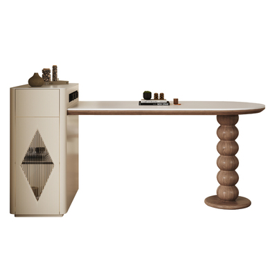 实木岛台餐桌一体YHMJ/栐和美家