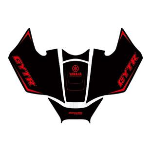 适用23款雅马哈XMAX300贴纸装甲油箱鱼骨贴花防水摩托车改装配件