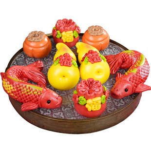 盖盖有口福非遗传统胶东花饽饽花馍馒头过年春节送礼贺岁年货礼盒