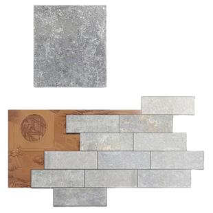 青石板商业文旅庭院室外老石板仿古砖古建筑修复石英砖PC砖