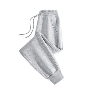 真维斯羊羔绒休闲裤子女秋冬2026新款加绒加厚束脚卫裤宽松运动裤