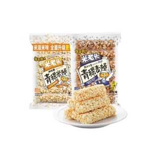 新日期米老头青稞米麦棒150g芝麻花生味怀旧童年食品满18元包邮