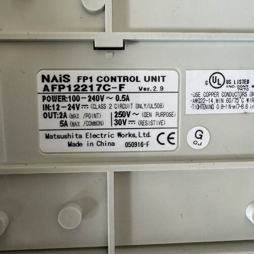 议价松下PLC控制器FP1-C24，型号AFP12217C-F，维修