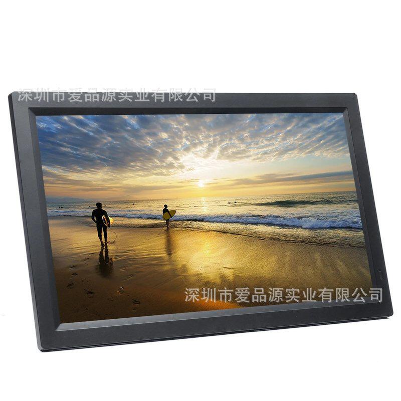 低价27寸 IPS数码相框 电子相册 钢化玻璃1080p广告机 支持HDMI