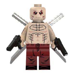 中国积木超级英雄系列观察者死侍金刚狼征服者拼插积木人仔小玩具