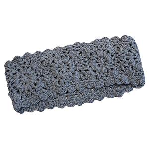 日系复古手工宽边编织甜美针织发带女镂空花朵洗脸发箍简约发饰潮
