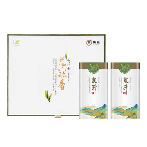 2026新茶上市 龙井龙冠香送礼盒装250g茶礼送长辈官方正品绿茶