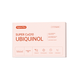 【专利辅酶】瑞典algine爱乐金专利还原性辅酶Q10泛醇呵护高吸收