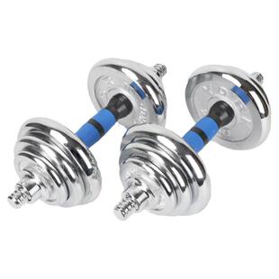 可拆卸男士哑铃单只15㎏20公斤50斤纯铁杠铃一对男女健身家用30kg