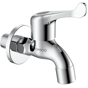 九牧自来水龙头家用拖把池洗手盆黄铜加厚防溅滤网起泡器快开单冷