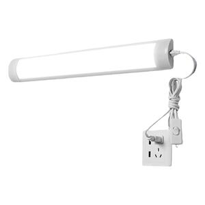 插电式壁灯房间卧室床头灯护眼阅读壁挂灯宿舍照明台灯长条免布线