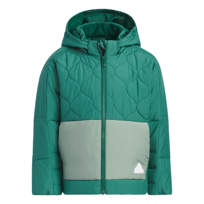 【自营】Adidas/阿迪达斯冬季新款小童运动保暖连帽羽绒服IQ1343