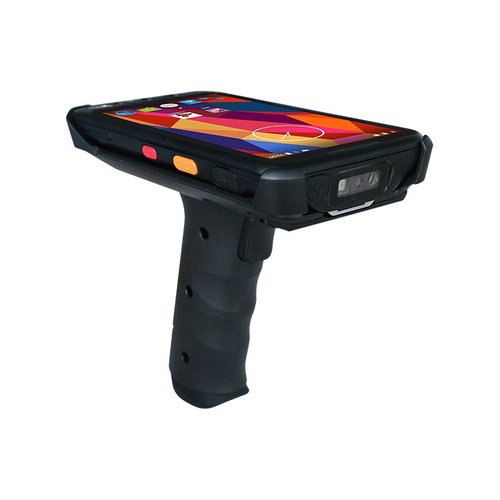 捷宝带手柄RFID超高频手持机UHF大容量条码手持终端