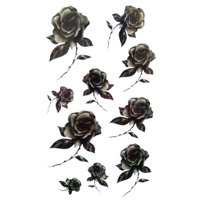 锁骨胳膊脚踝一次性纹身贴防水