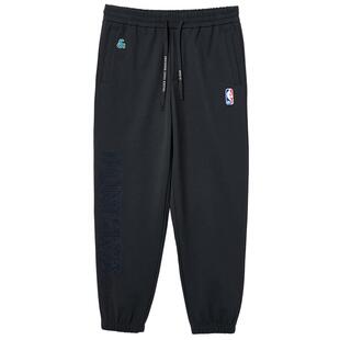 杰克琼斯NBA联名款男装勇士队秋季新款休闲松紧直筒束脚运动卫裤