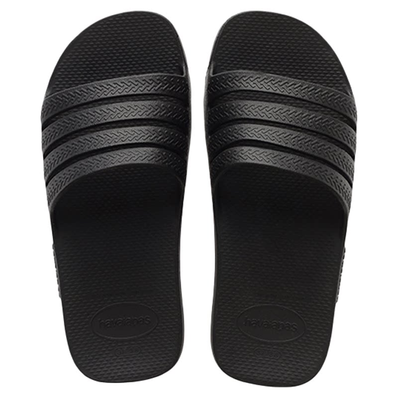 Havaianas条纹鞋带休闲一字拖