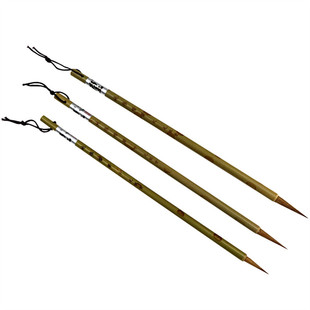 光祖堂湖笔纯狼毫小楷工笔国画勾线笔抄经毛笔瘦金体狼尾勾线