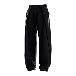 Monster Guardians N系列男子春秋运动休闲束脚阔腿弯刀西装长裤