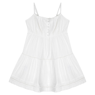 Heatherich连衣裙女2026春季新款温柔简约木耳边吊带裙581430