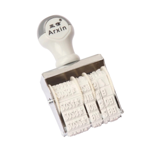亚信生产日期印章打码机手动纸张打码器印码器喷码机速干油墨可调年月日可调节日期印有效期保质期印章