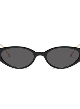 STB 复古vintage时髦猫眼细边小框墨镜太阳眼镜 男女适用