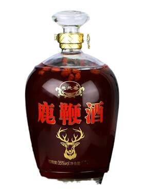 三斤大坛鹿鞭酒 酒水厂家安徽亳州古井镇 白酒整箱鹿鞭酒