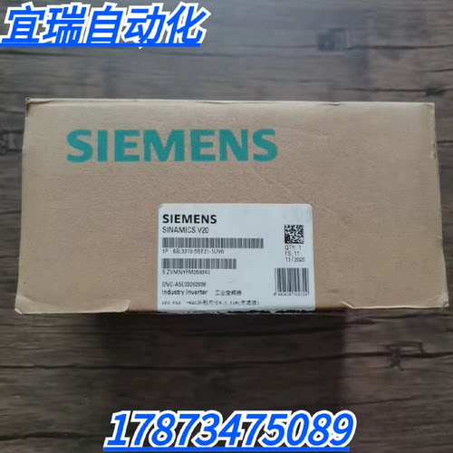 议价全新原装正品西门子6SL32105BE211UV0变频器现货销售