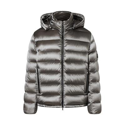 HUGH-D男士亮面羽绒服