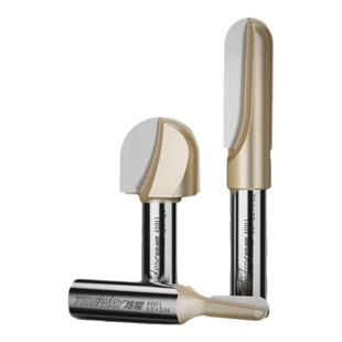 浪潮专业级深圆底刀木工加长刀具修边机雕刻机铣锁孔刀