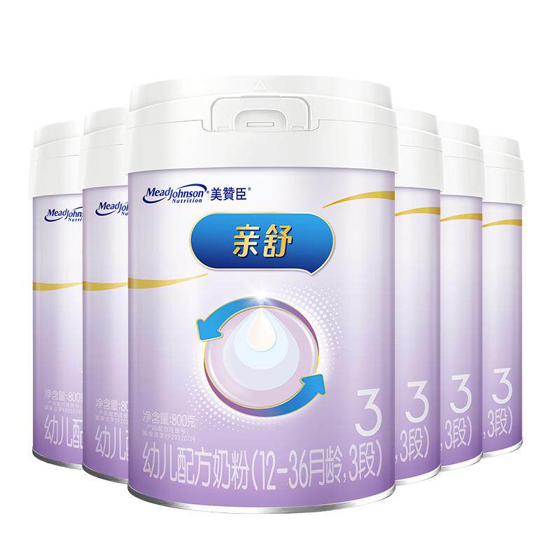 美赞臣亲舒3段幼儿奶粉800g12罐