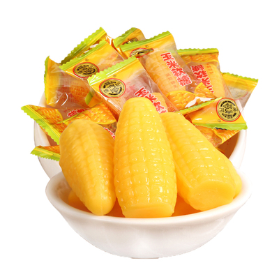 徐福记玉米软糖500g40颗独立包装