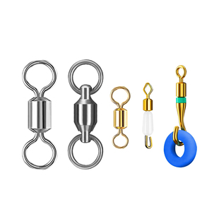 开口8字环O形圈大物线组八字环竞技子线夹连接器别针美式转环配件