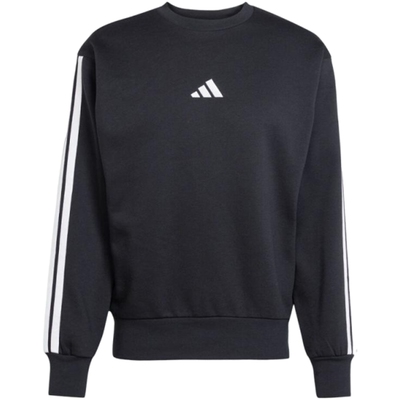 滔搏adidas阿迪达斯男子三条纹运动休闲套头衫卫衣JE6304