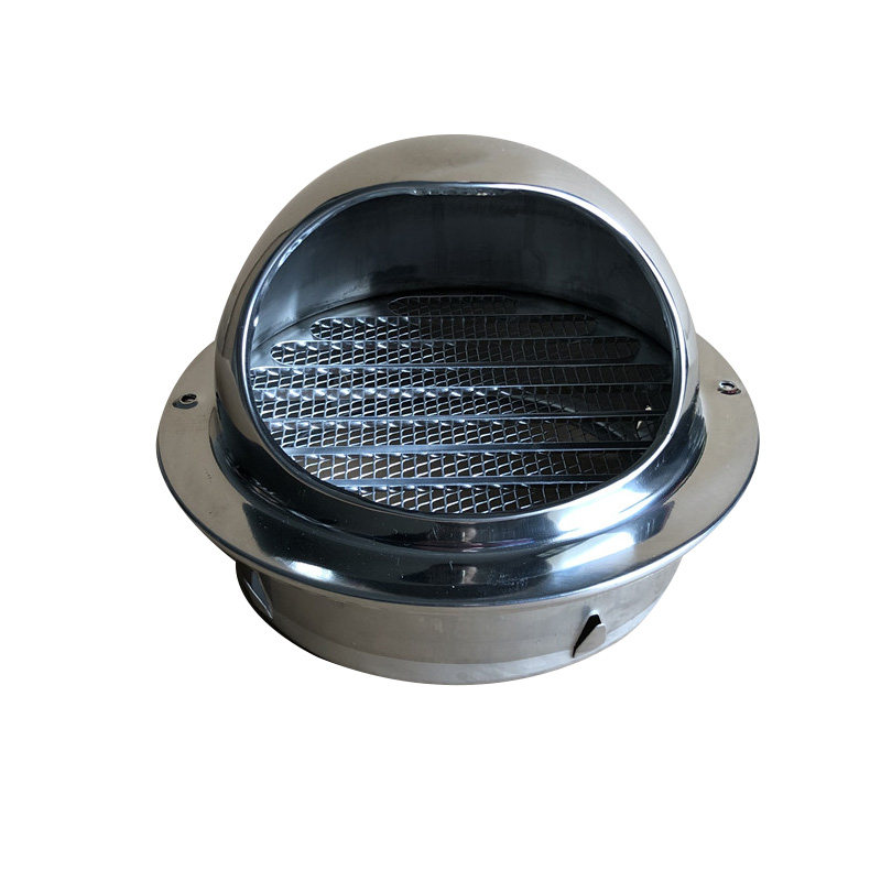 油烟机室外防雨防虫防鸟罩不锈钢外墙防风罩烟机排烟罩烟管帽罩子