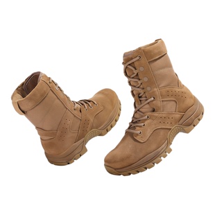【指挥官】勇士2.0棕色战术靴男耐磨大黄靴防穿刺沙漠靴作战训靴
