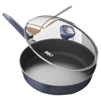 苏泊尔平底锅有钛无涂层不粘家用