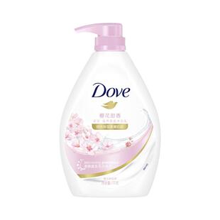 正品多芬沐浴露樱花甜香美肤沐浴乳1KG留香润肤洗澡沐浴液家用2斤
