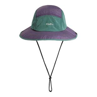CKDH拼色渔夫帽女轻薄速干夏季防晒帽子2026新款户外登山冲浪帽男