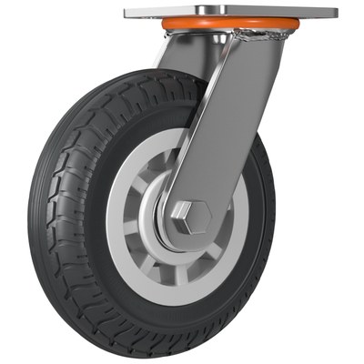 光环橡胶静音万向轮带刹车