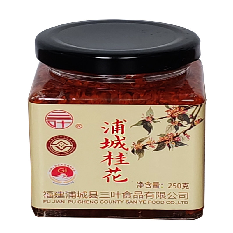 浦城桂花酱糖桂花瓶装250克