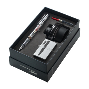 德国正品lamy凌美自信钢笔透明成人学生用练字墨囊礼盒装示范钢笔