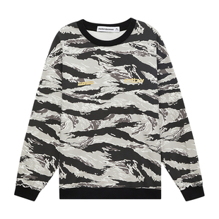 美特斯邦威时尚潮流卫衣男春夏季圆领印花卫衣青春休闲套头上衣