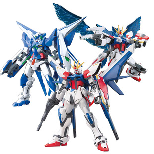 【自营】万代高达拼装模型HG HGBF创战者 惊异能天使创制强袭突击