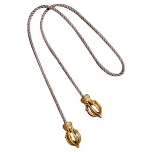 藏式纯银镀金普巴金刚杵弟子珠收尾吊坠手串文玩DIY配饰佛珠配件