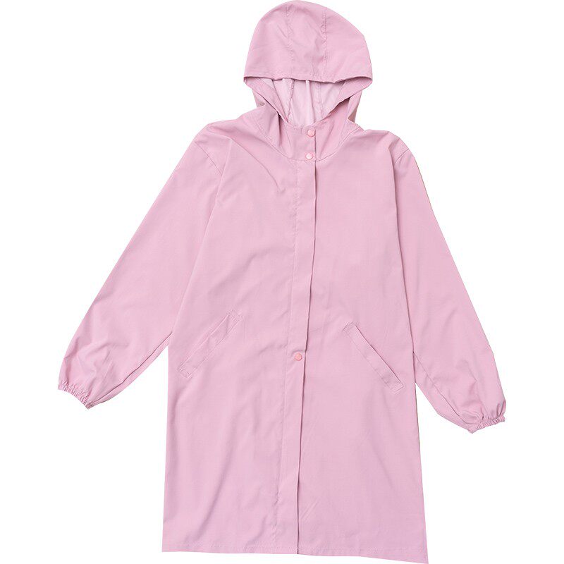 防水防油工作服带袖大人做饭罩衣